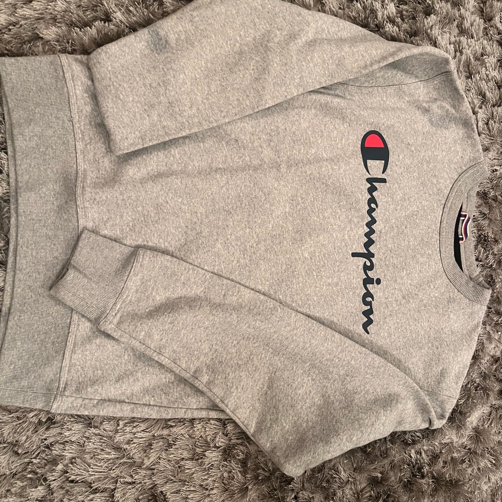 Champion gray crewneck